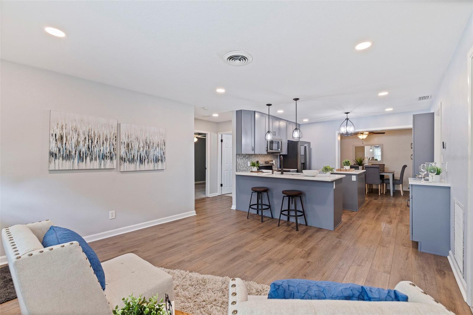 Living Room to Kitchen