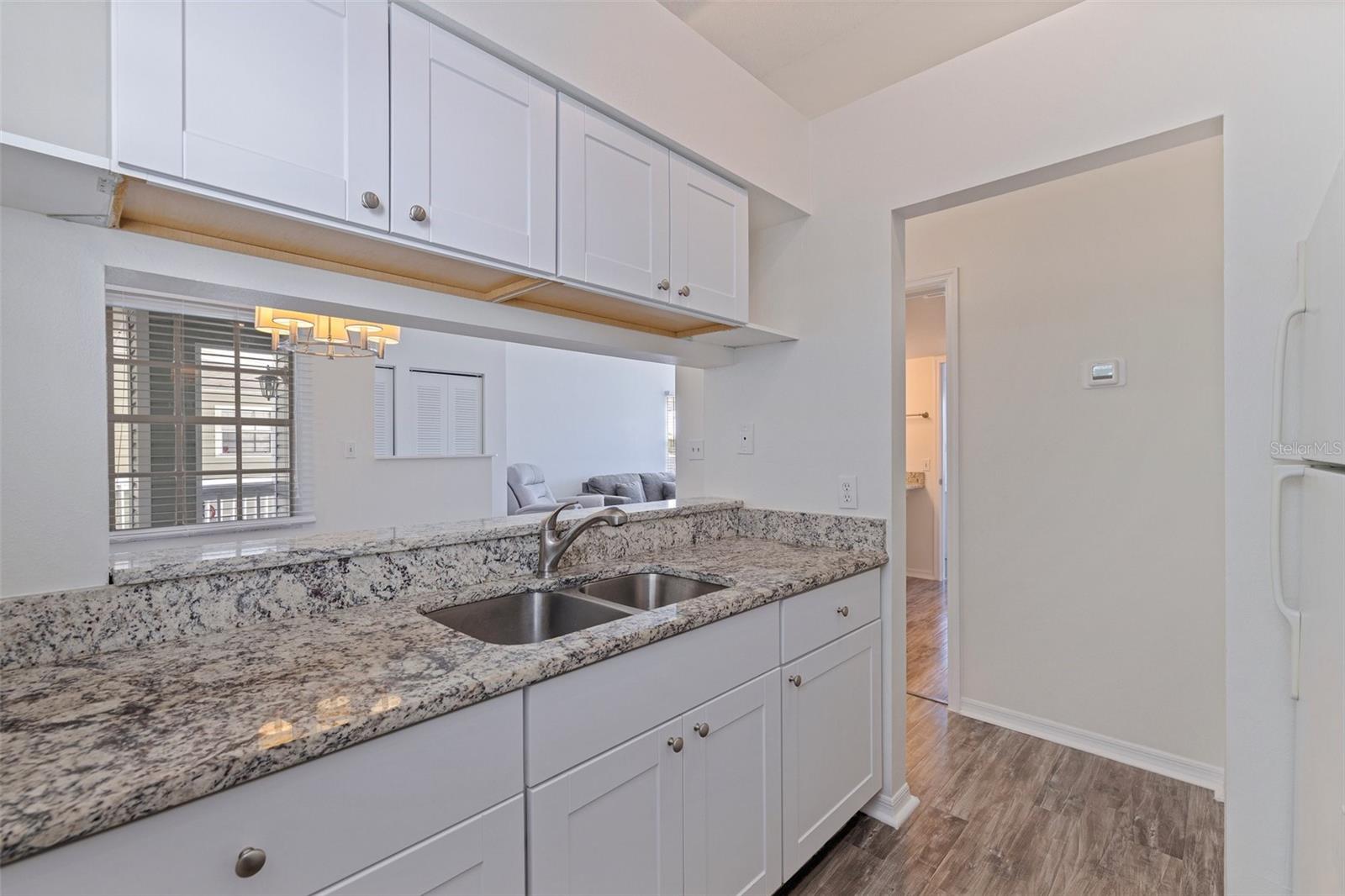 Galley style kitchen