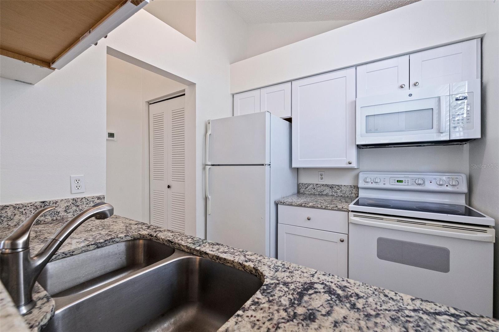 Galley style kitchen