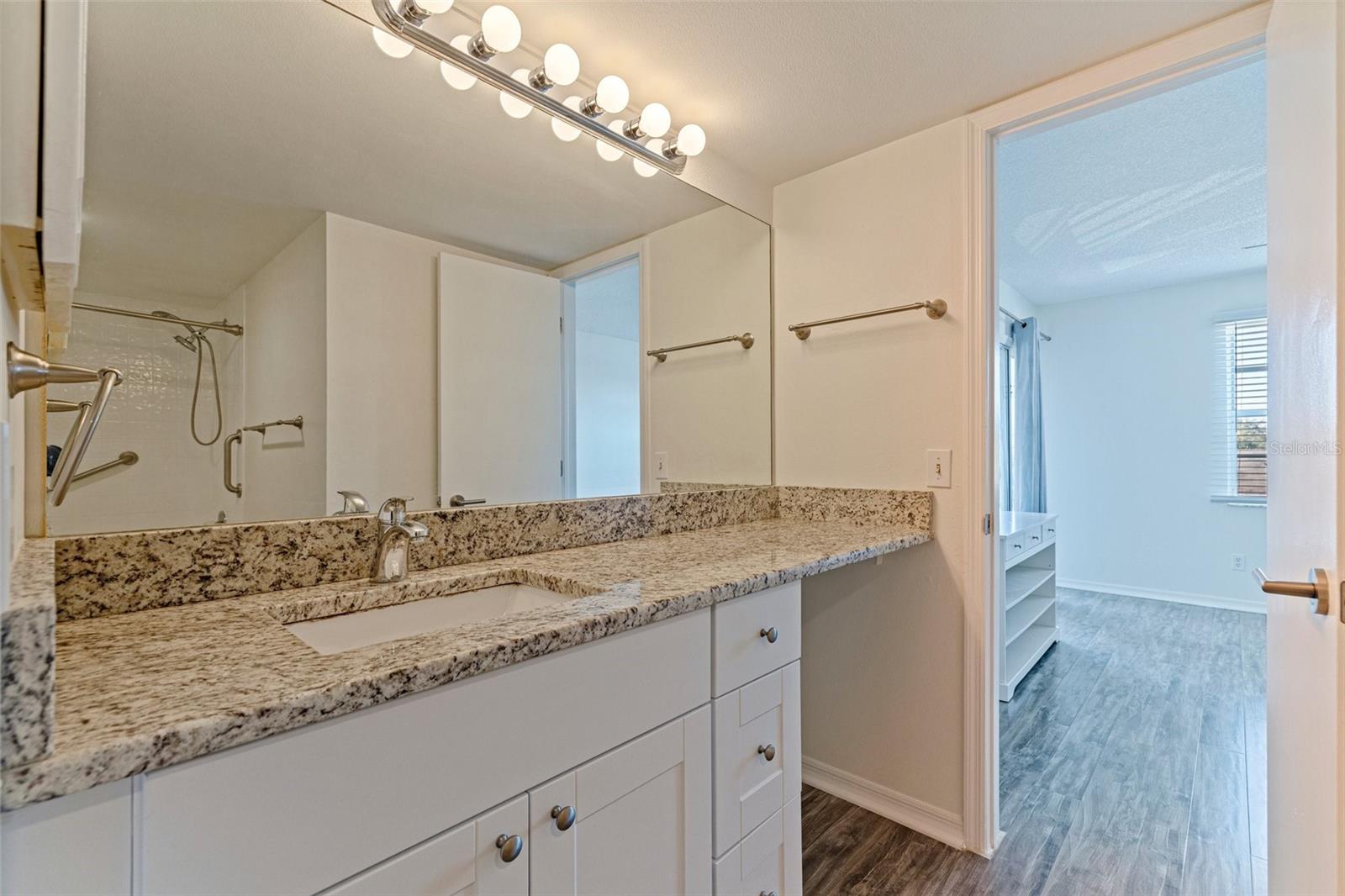 Main Bathroom accessible from Main Bedroom and Dining Area