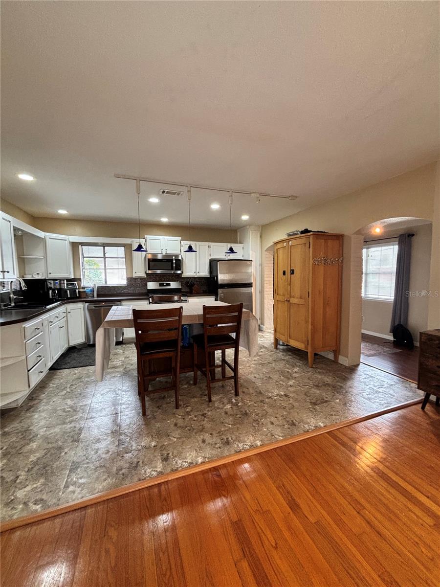 kitchen / living room