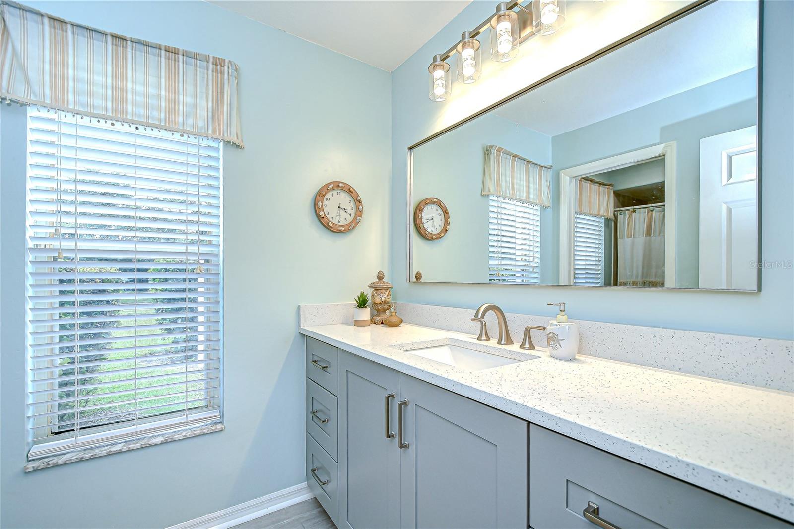 Bathroom 1 Quartz countertop New Vanity