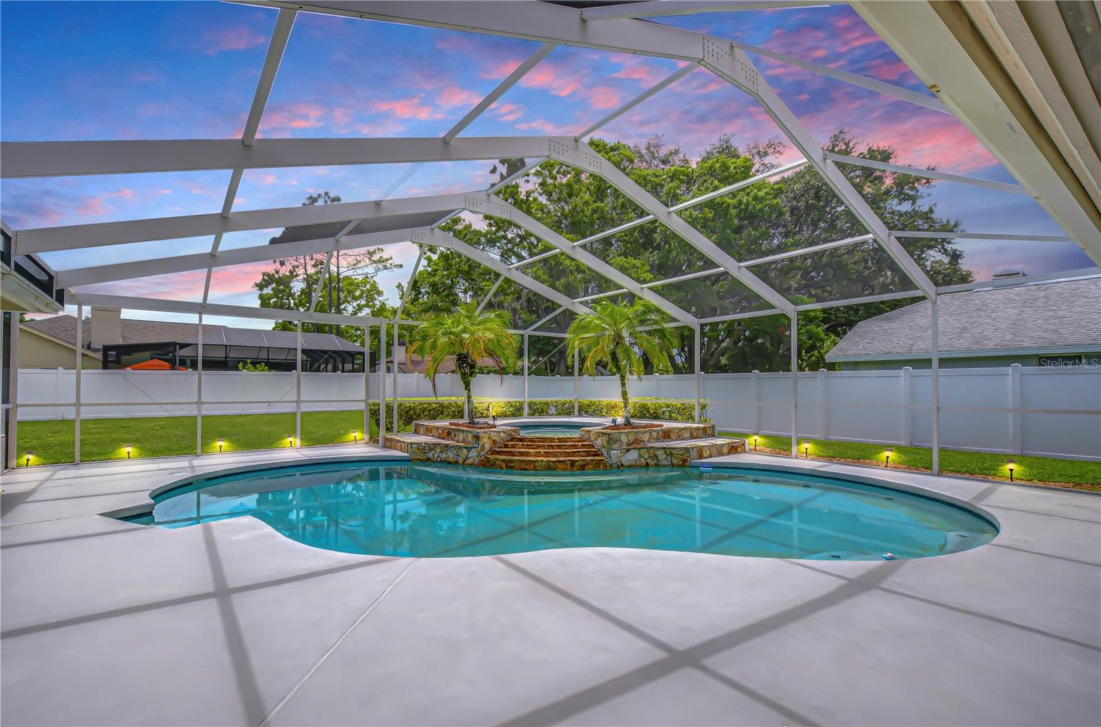 When evening approaches, imagine enjoying your pool and sunset views from your own oasis!