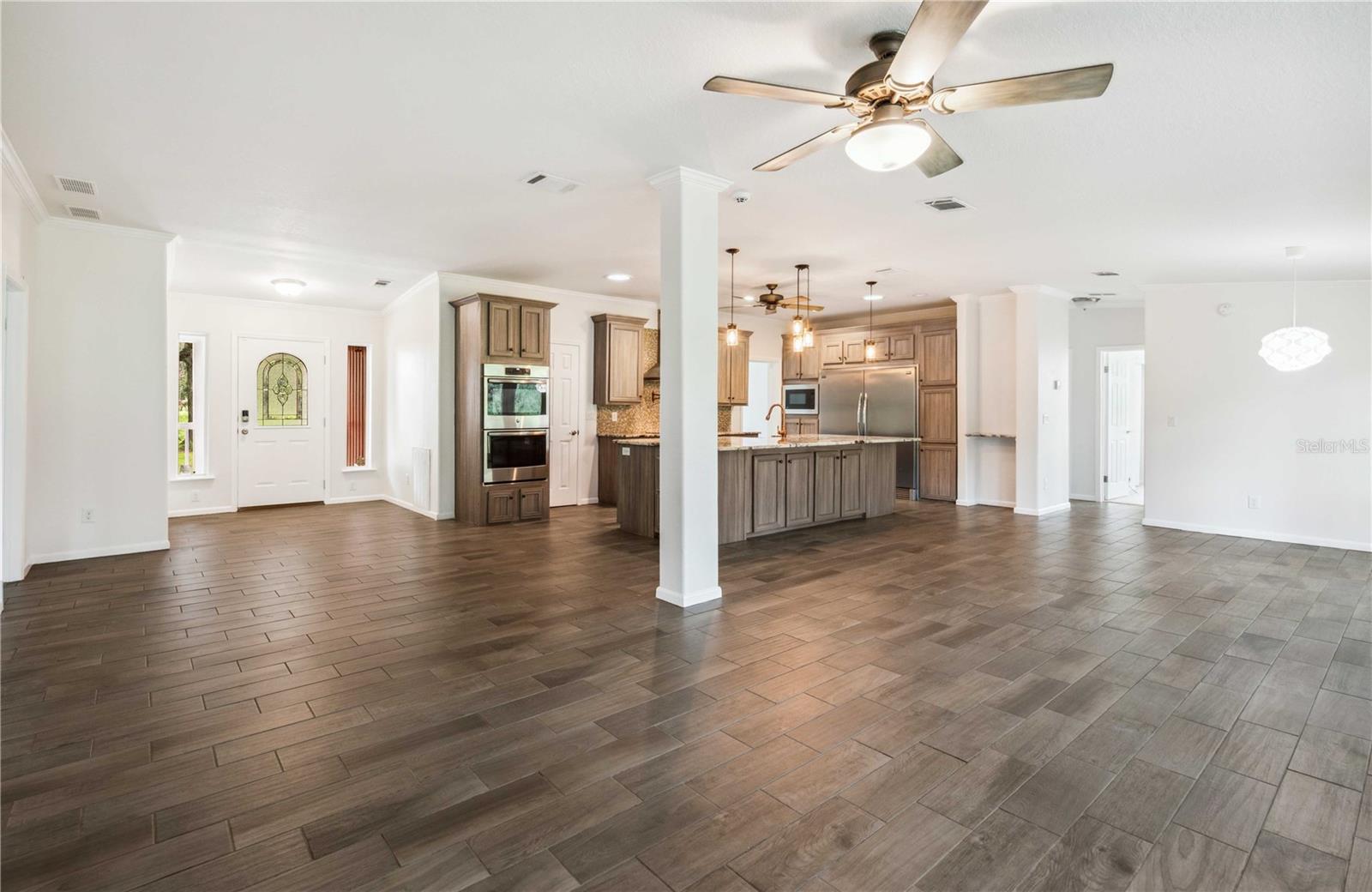 Open concept home.