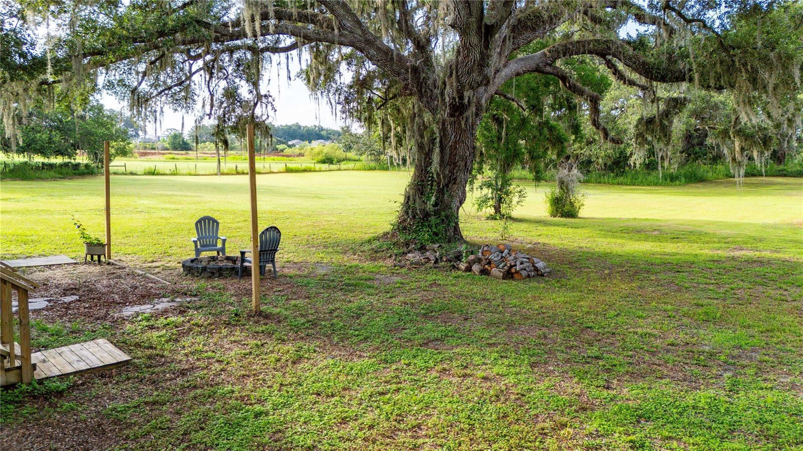 Enjoy the tranquil ambiance of this peaceful backyard retreat.