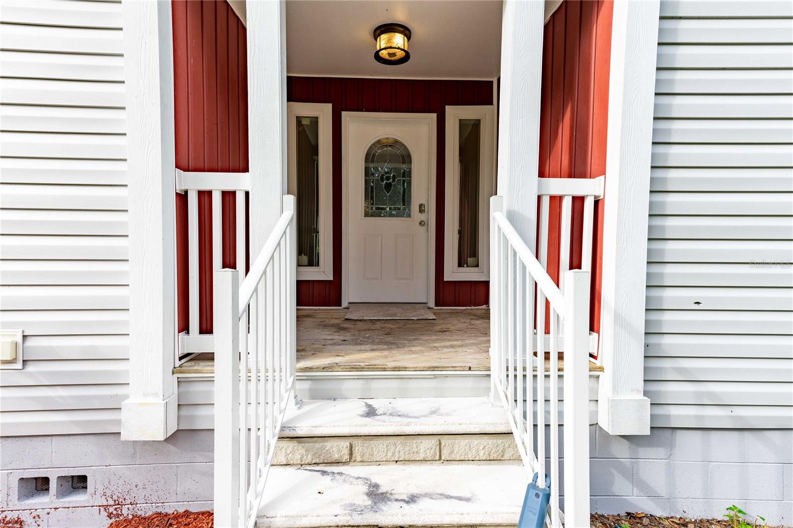 A welcoming front porch sets the tone for comfort and hospitality.