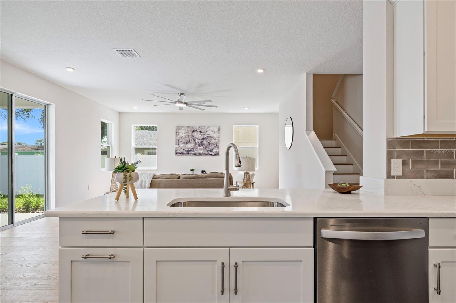 Open to the living space!