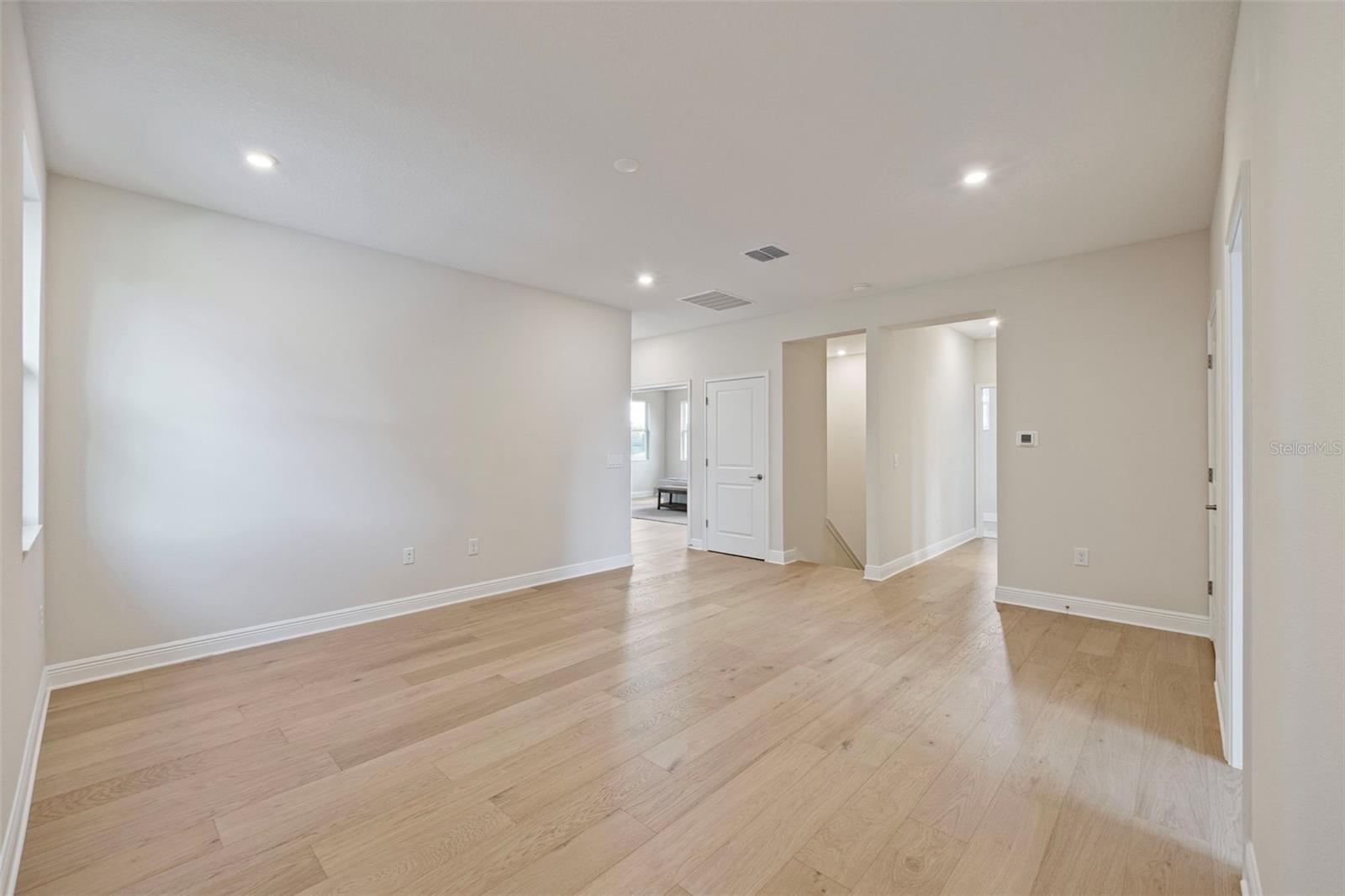 UPSTAIRS LOFT! Wall it in and put a door and its a 5th bedroom!