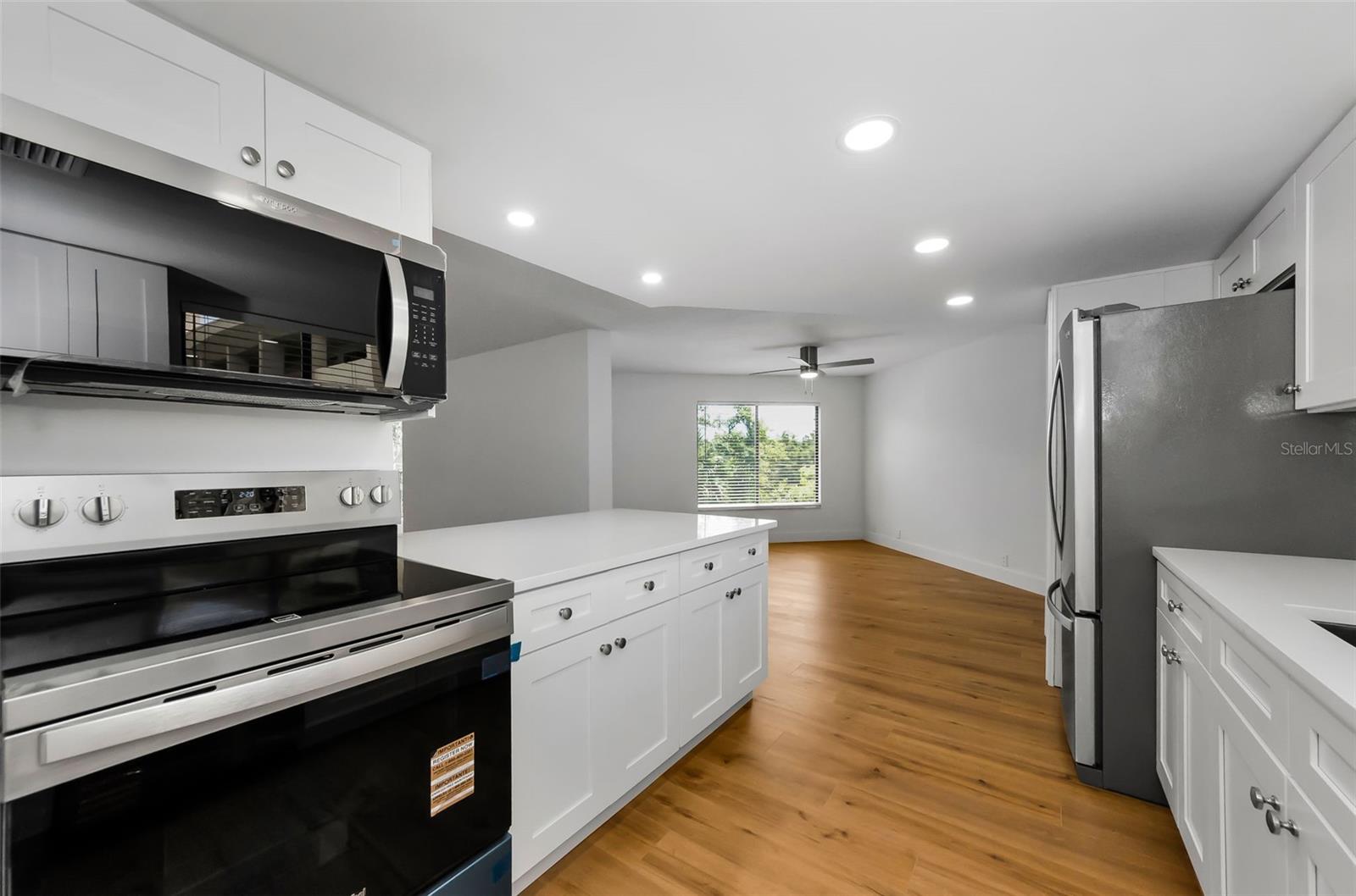 Brand new stainless steel appliances