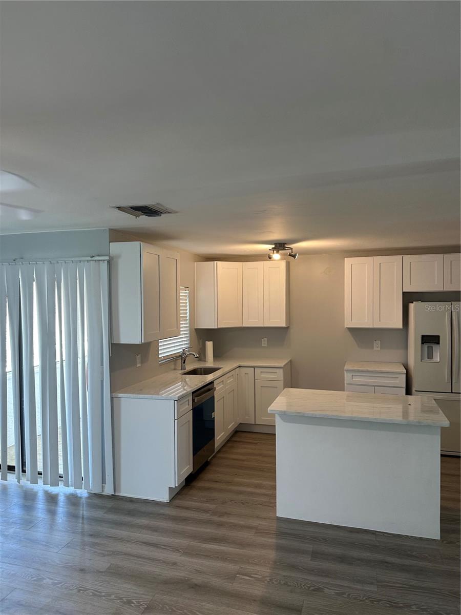 Living room Kitchen