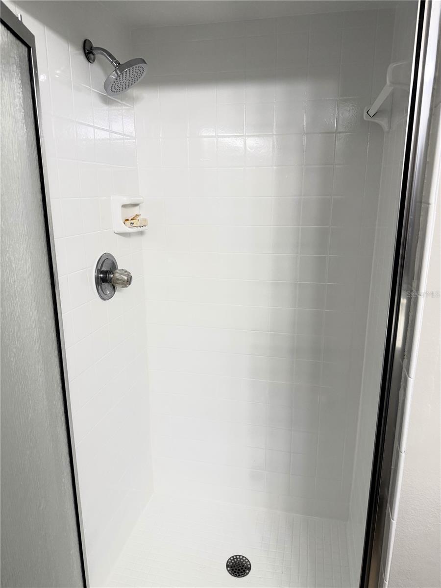 SHOWER IN PRIMARY BATH