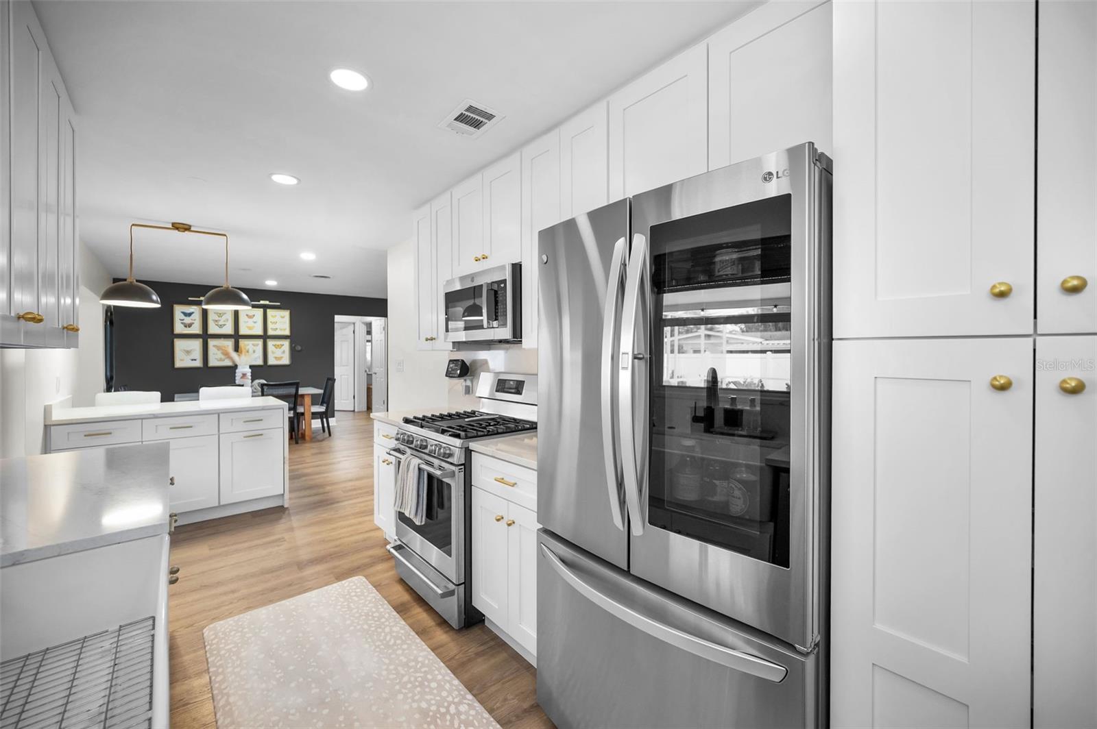 Remodeled Kitchen with Quartz Countertops and Plenty of Storage