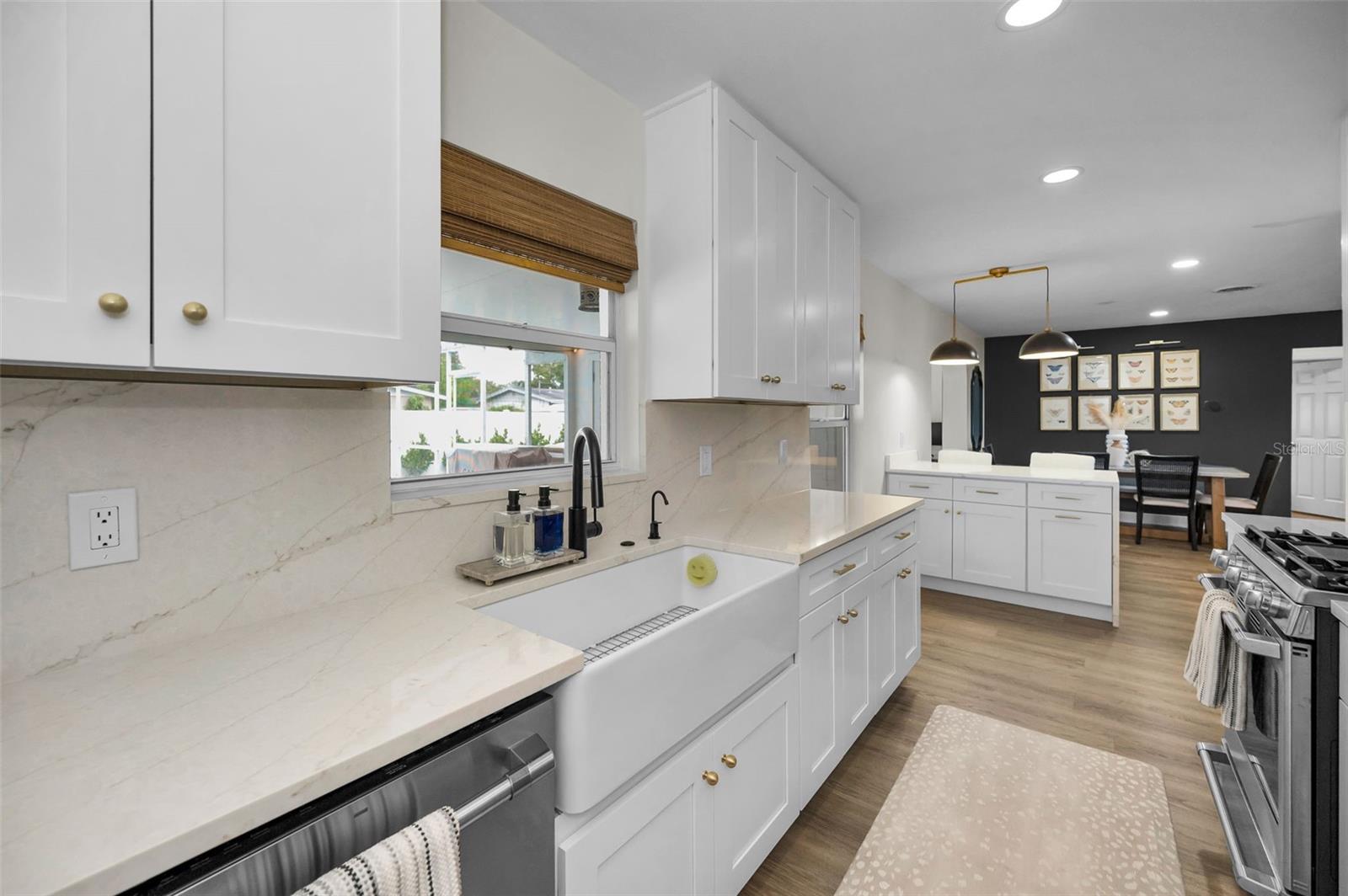 Remodeled Kitchen with Quartz Countertops and Plenty of Storage
