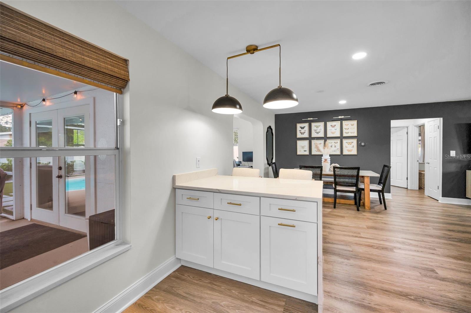 Remodeled Kitchen with Quartz Countertops and Plenty of Storage