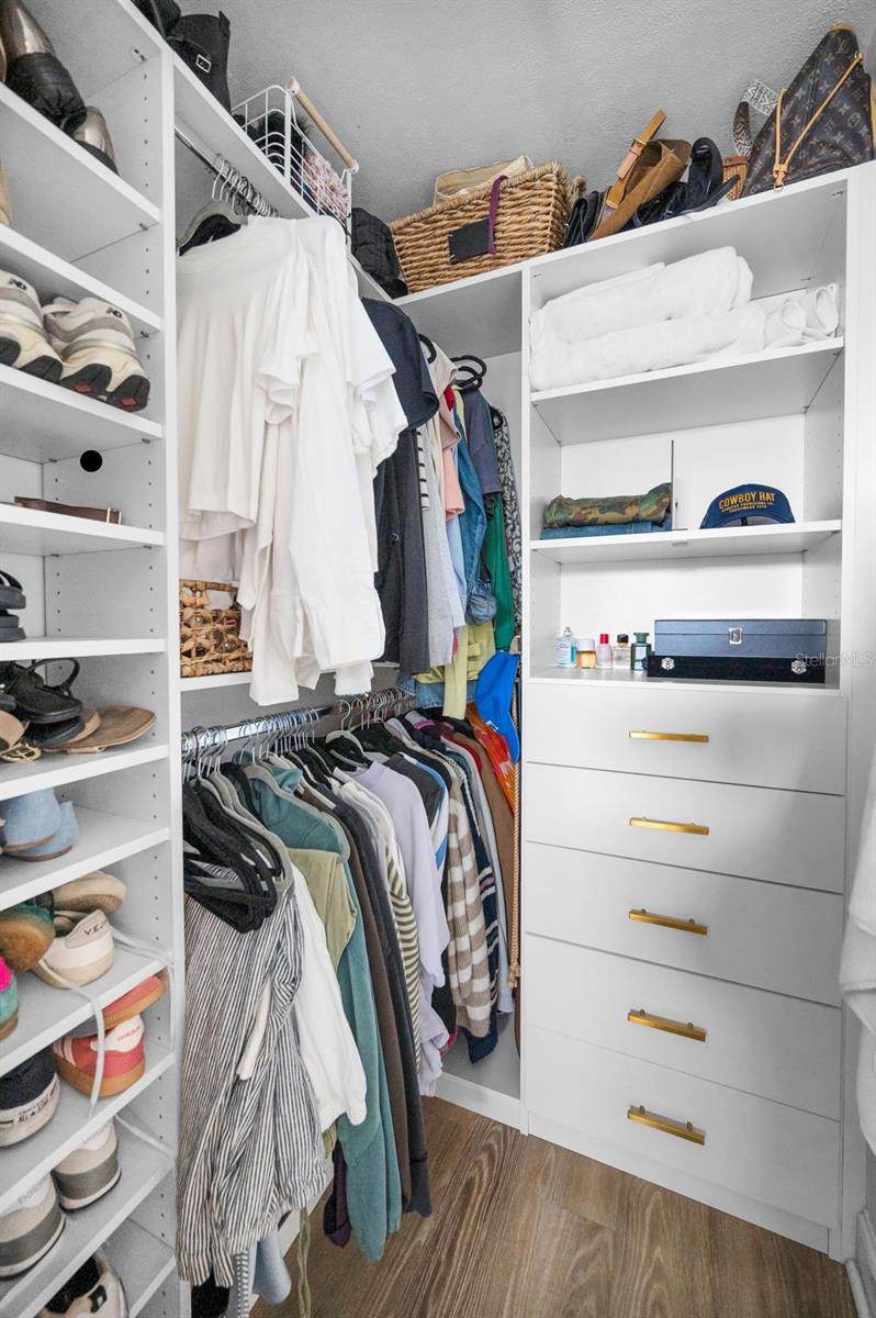 Primary Walk-in Closet