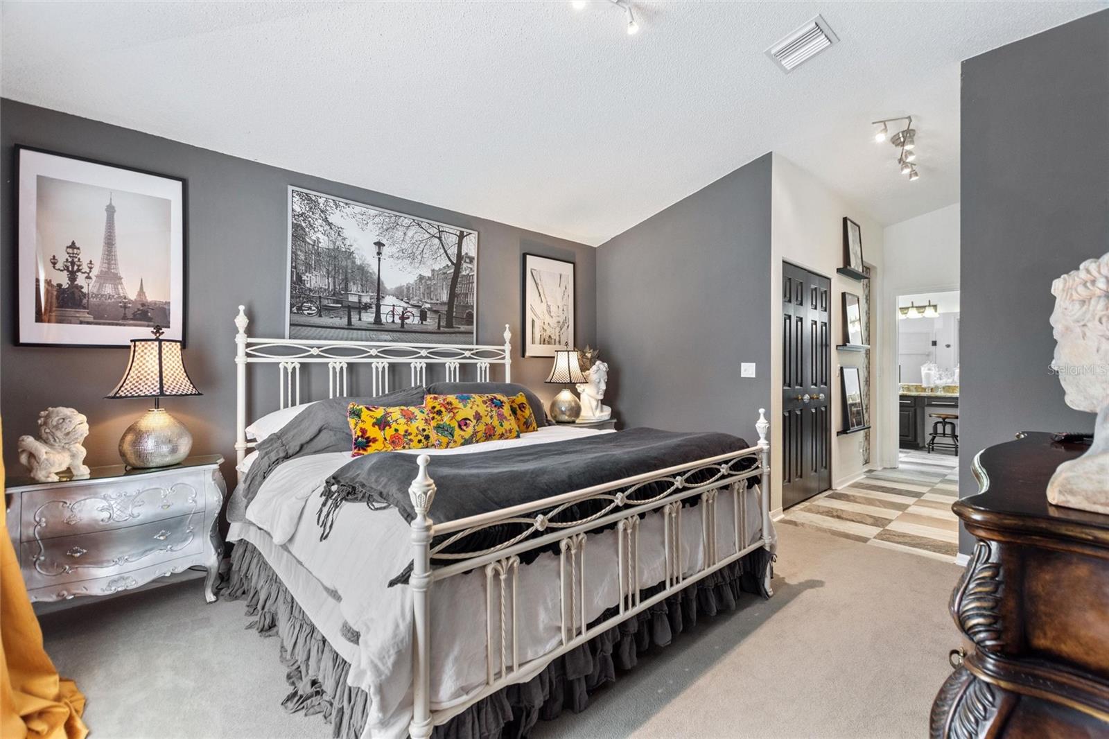 The feeling of this room is luxurious and comfortable with two large walk in closets and an ensuite bathroom.