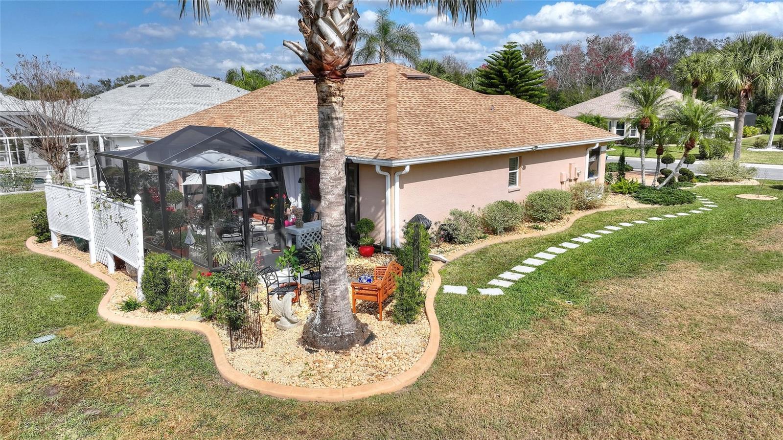 Back and side yard view