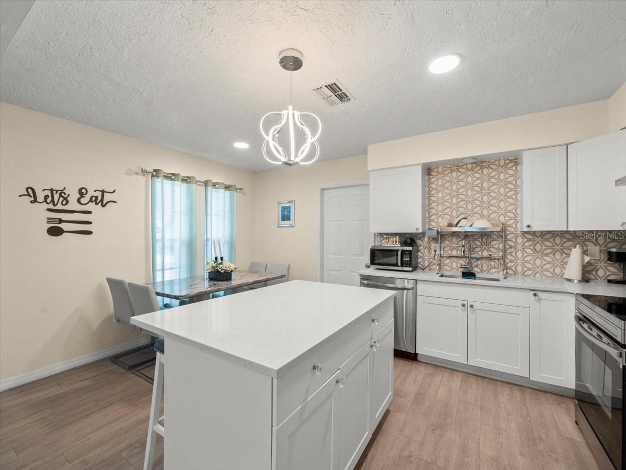 Kitchen and Dining.