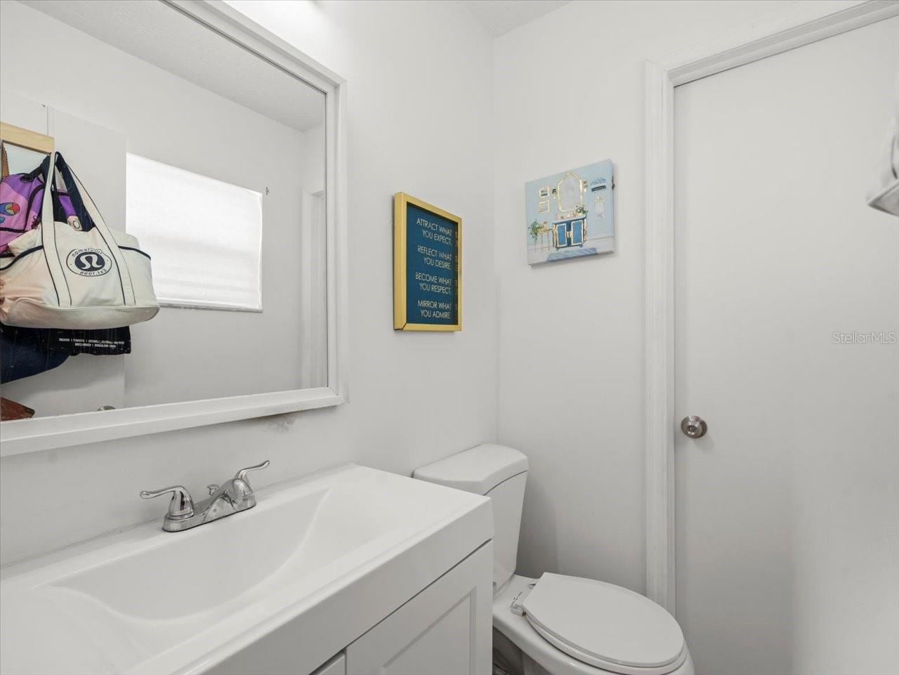 Primary Bedroom ensuite 1/2 bath.