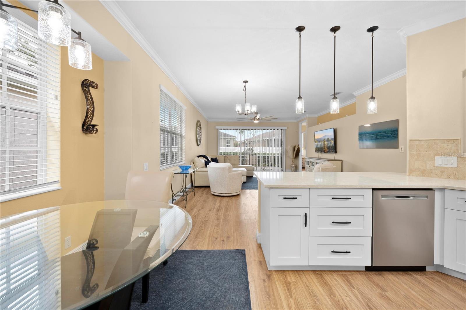Kitchen & Great Room View