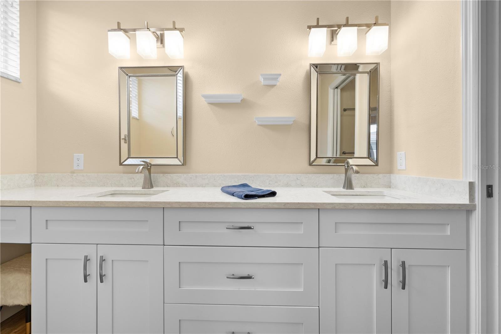 Dual Sinks in Primary Bedroom
