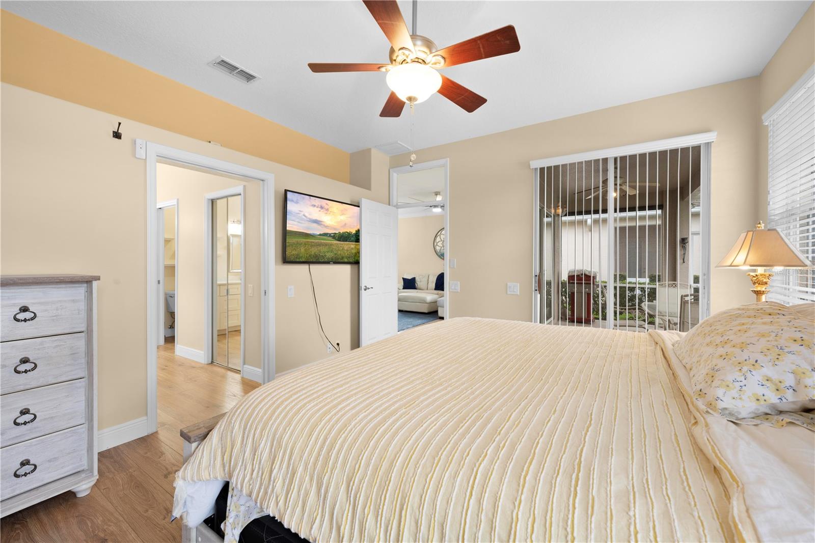 Lanai Access in Primary Bedroom