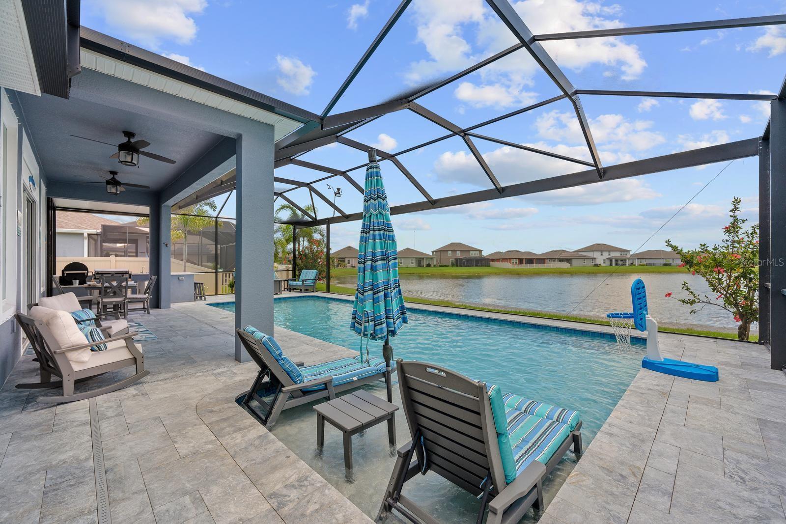 Pool and Water View.