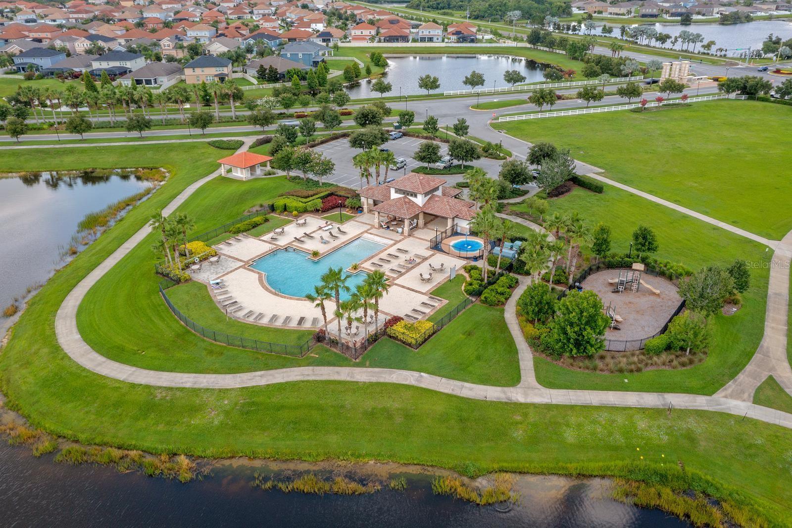 Amenities Center Aerial