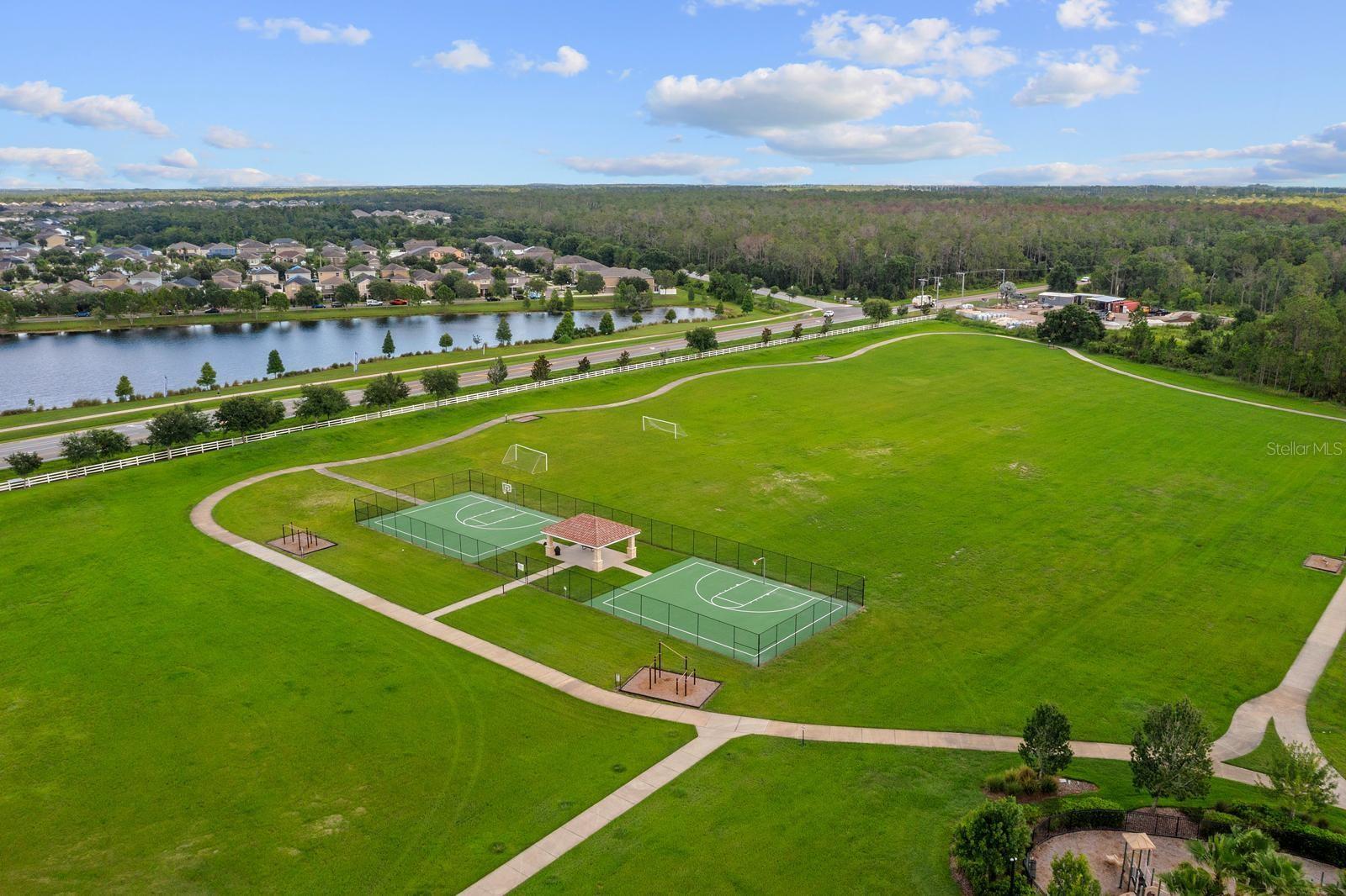 Amenities aerial view