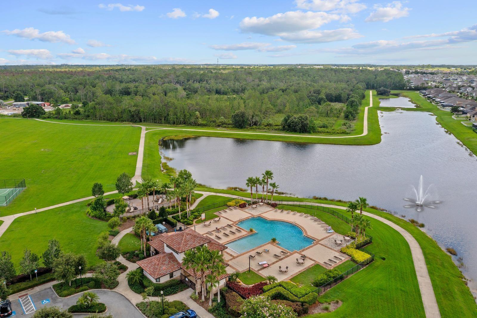 Amenities aerial view