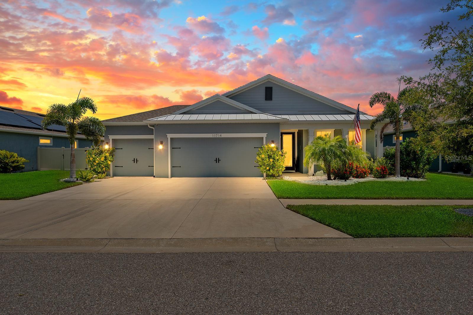 Dusk front view