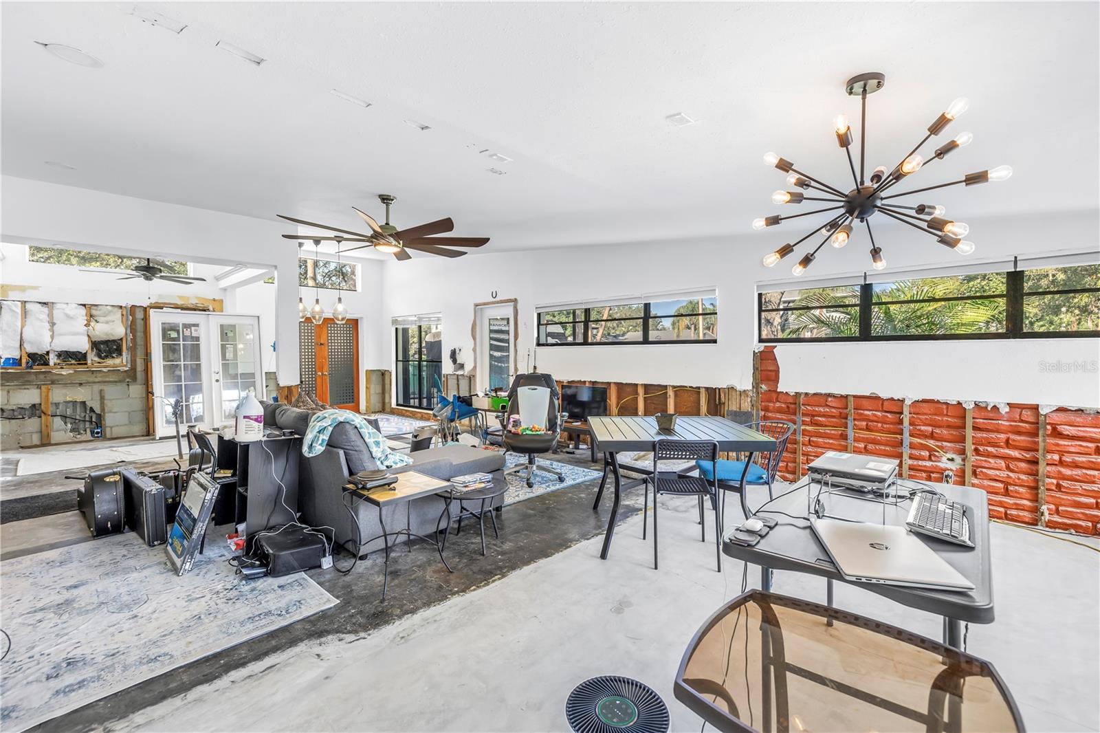Dining and Living Room Areas