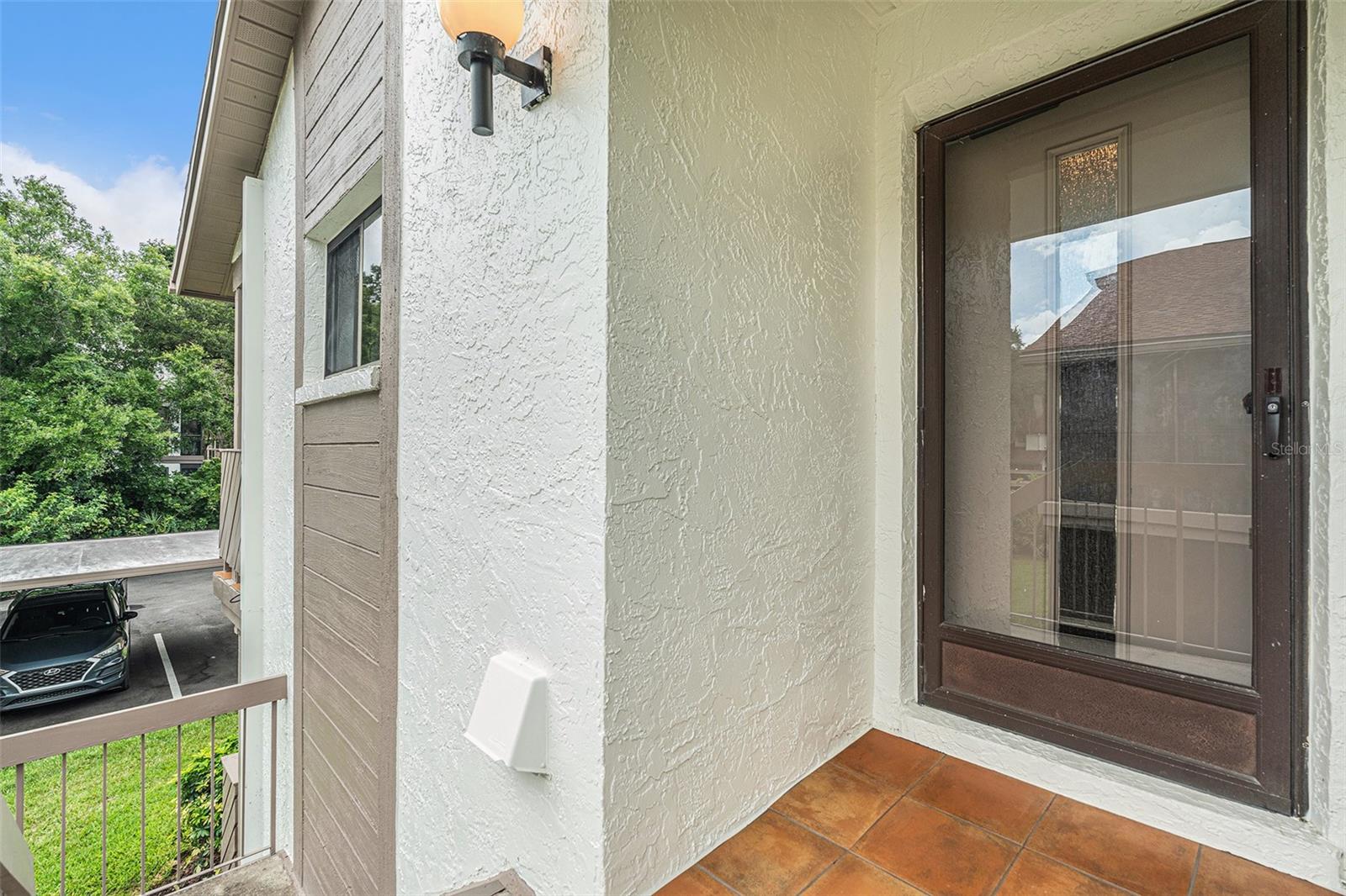 Front Door into Unit