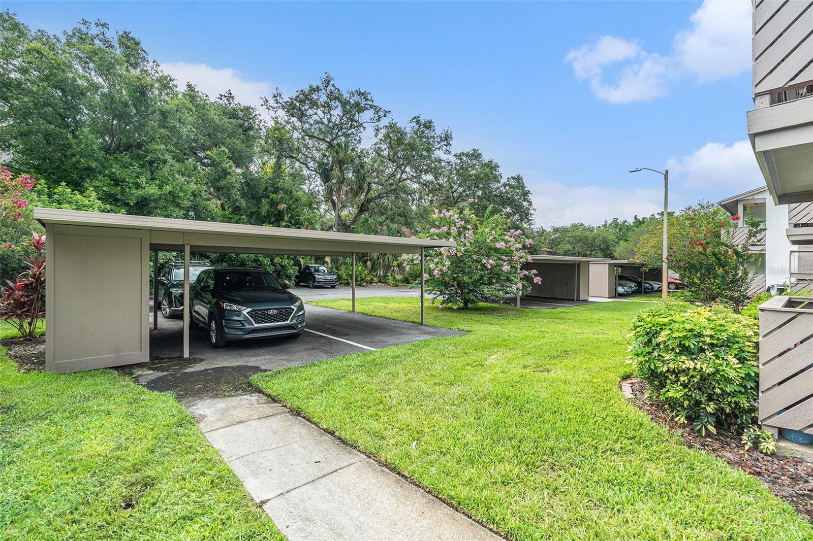View of Storage with Carport