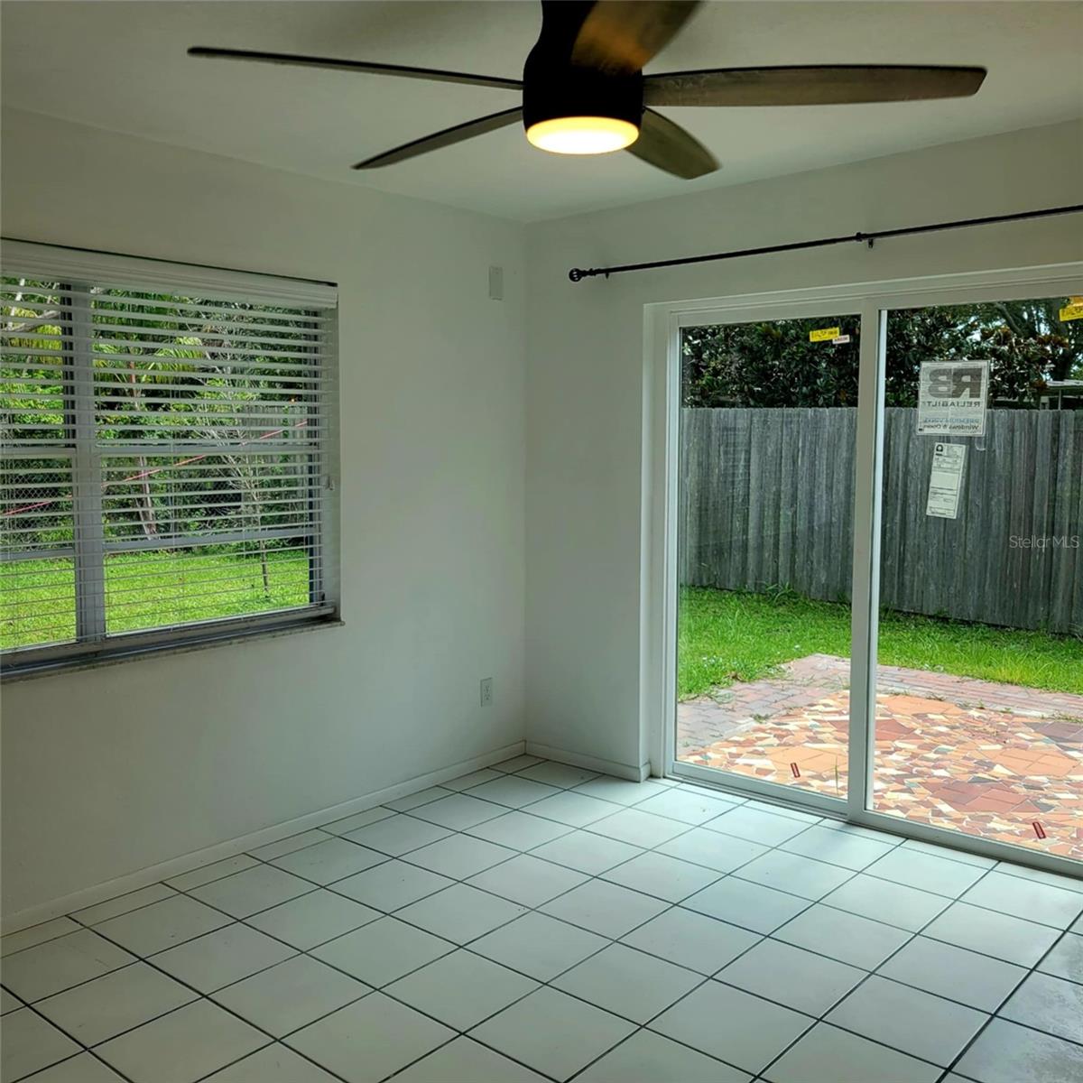 New sliding glass door and windows