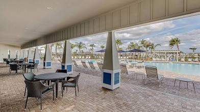 Covered pool area