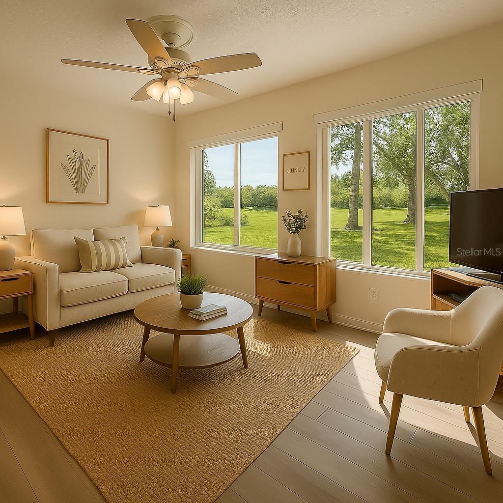 Virtual Staged Florida Room