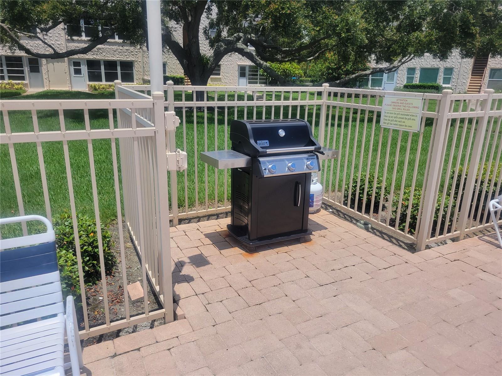 BBQ Area on Pool Deck