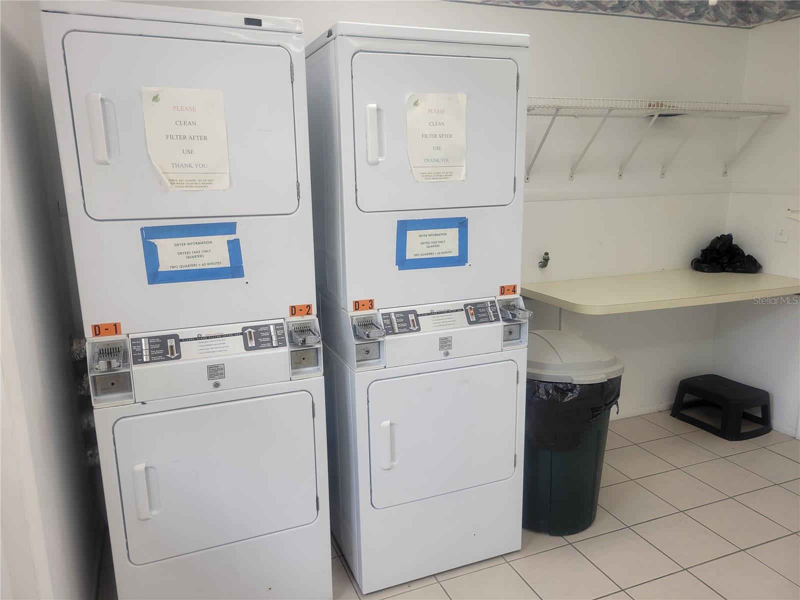 Laundry Room in Clubhouse