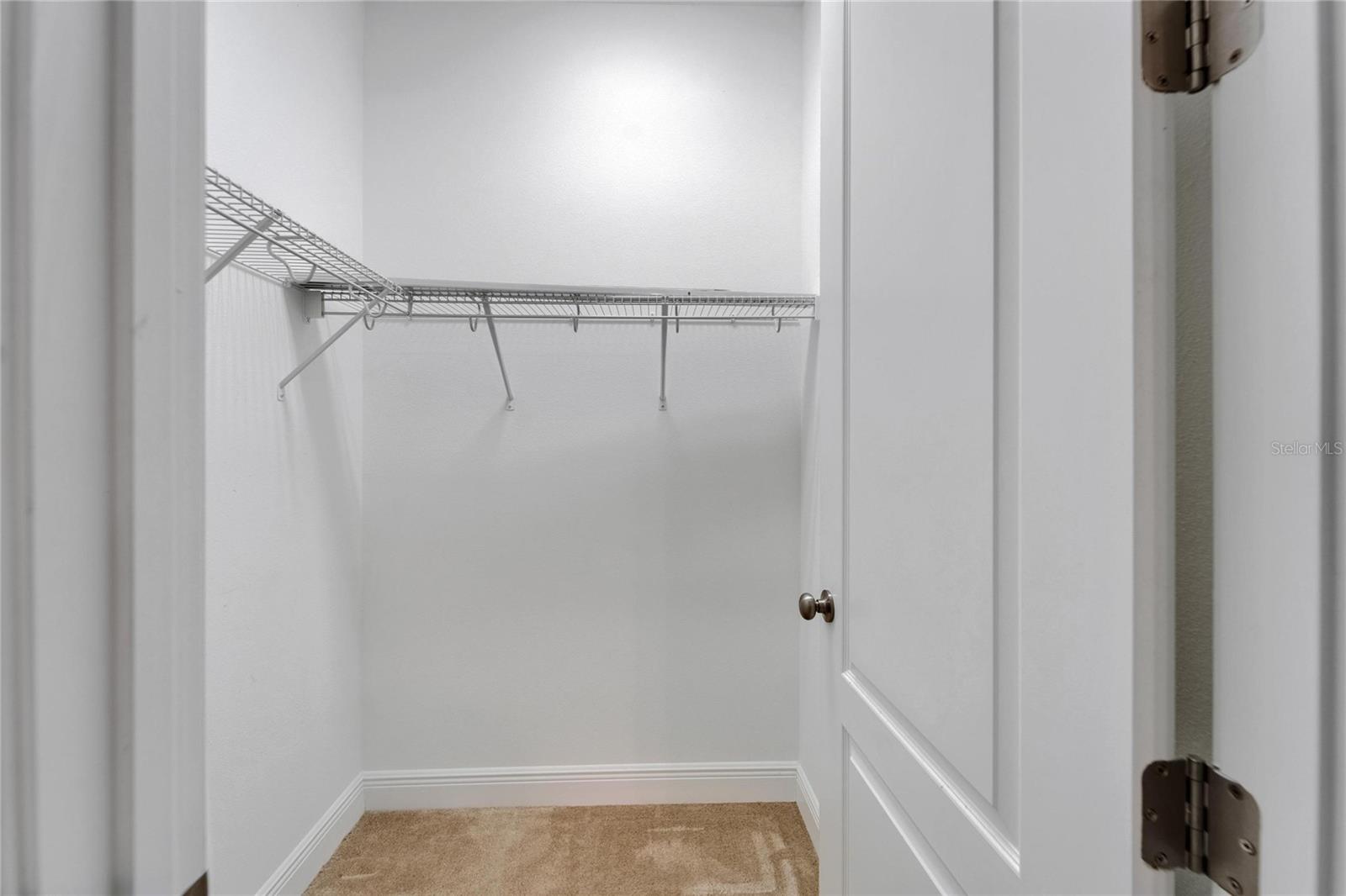 Walk in closet in the 4th bedroom