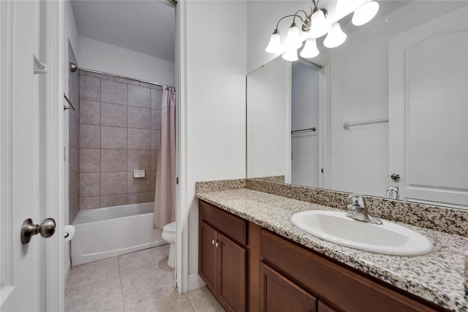 4th bathroom right outside the 4th bedroom