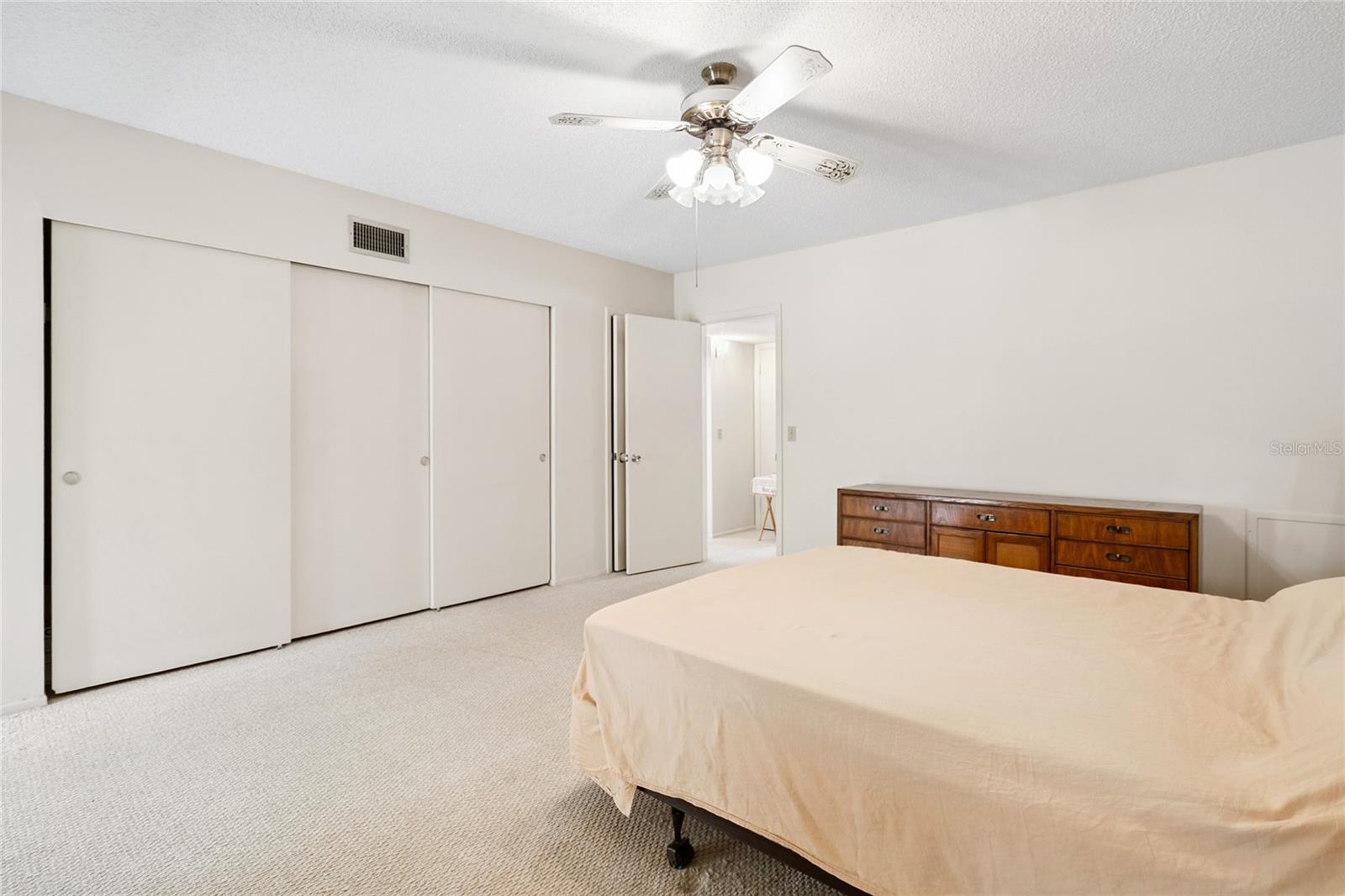 Lots of Closet Space in Master Bedroom