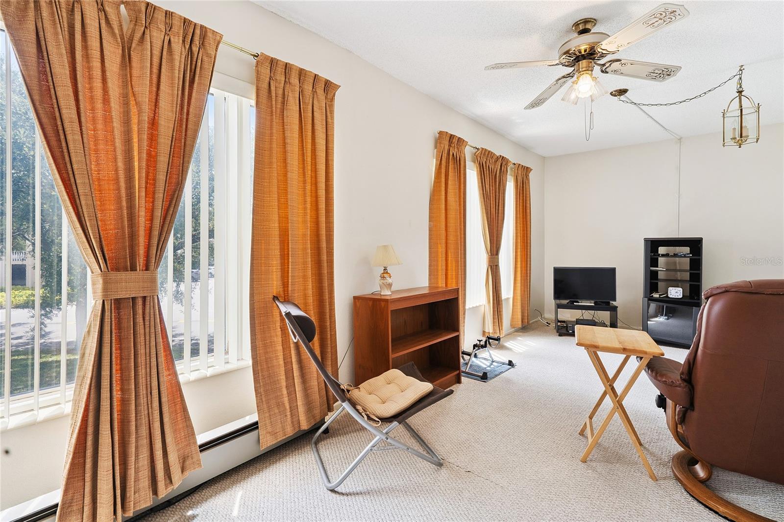Really large Family Room with lots of windows