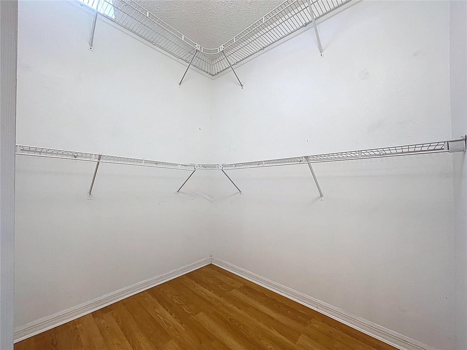 Walk-in Closet in Primary Bedroom