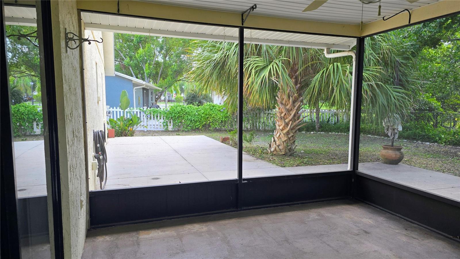 Back patio towards additional outdoor space