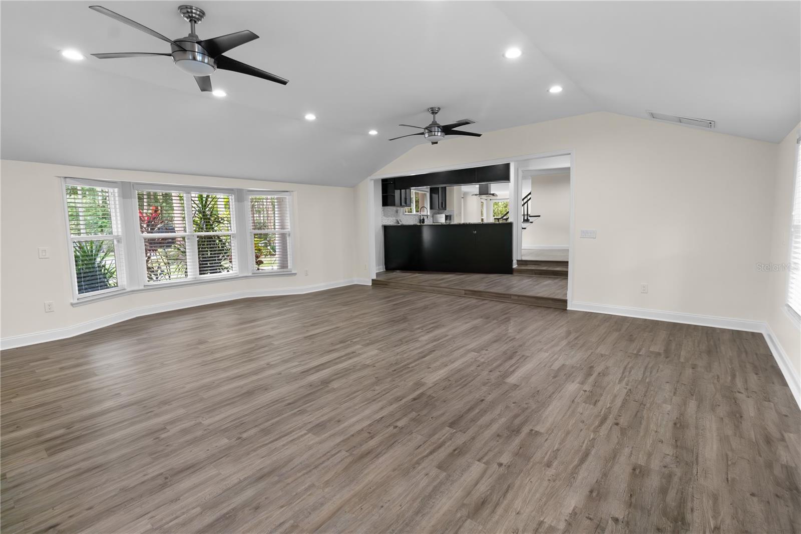 The Great Room has plenty of room for entertaining.