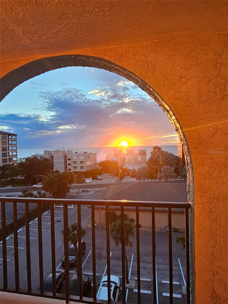 Your met at the door with the last beauty of the day