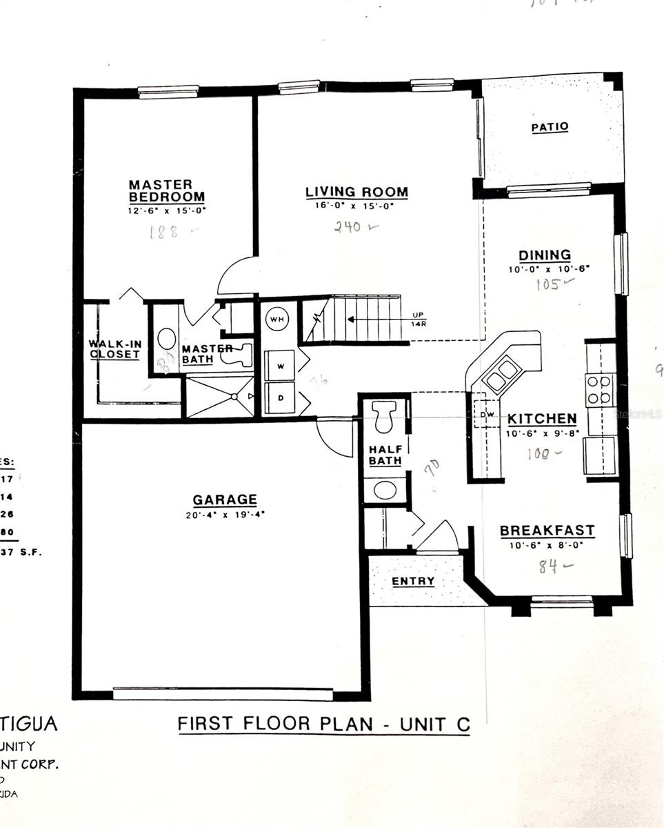 First floor layout