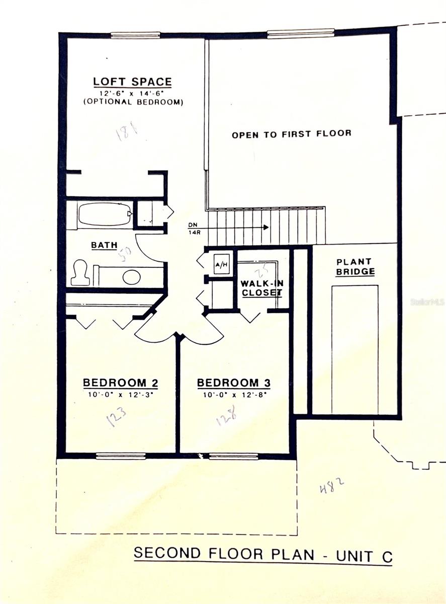 Second floor layout