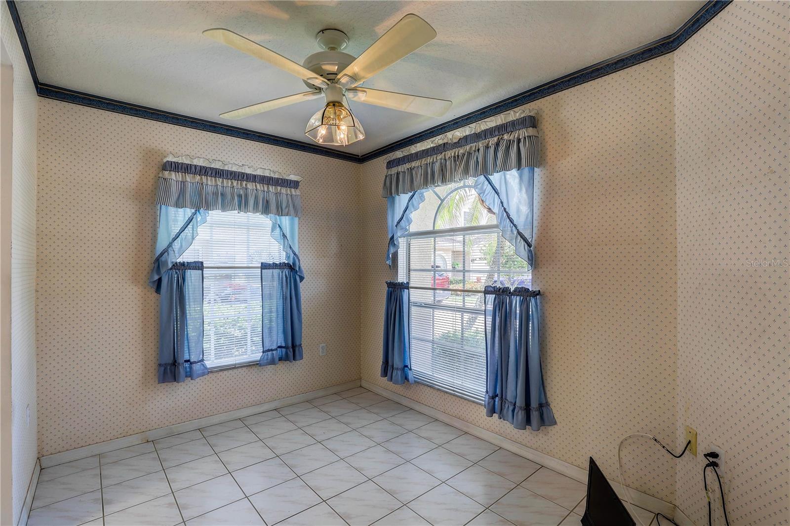 Breakfast nook to right of front door as you enter in.